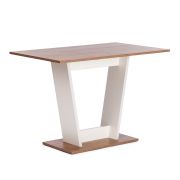 Стол обеденный TIBI L нераздвижной ЛДСП (18 мм), 68,6 х 110 х 75 см, Дуб Канзас/Пепел