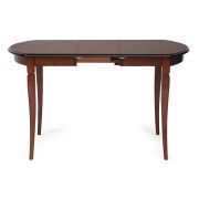 Стол раскладной Modena (MD-T4EX) дерево гевея/мдф, 100+29х75х75 см, MAF Brown