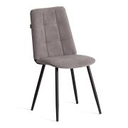 Стул обеденный Asti (2 шт. в упаковке) TREND, велюр, серый/чёрный, 29