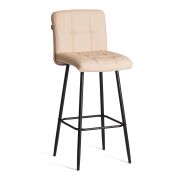Барный стул Medeo/Медео экокожа , бежевый, 45х56х113 см