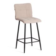 Полубарный стул Bari/Бари велюр, бежевый, 7, 42х55х99 см
