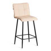 Полубарный стул Bari/Бари экокожа , бежевый, 42х55х99 см