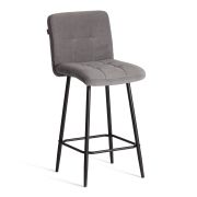 Полубарный стул Medeo/Медео велюр, серый, 29, 42х56х102 см