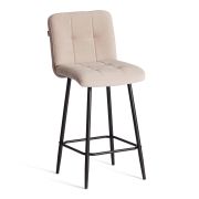 Полубарный стул Medeo/Медео велюр, бежевый, 7, 42х56х102 см