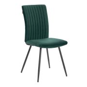 Стул обеденный Monte Carlo (2 шт. в упаковке) TREND, велюр, Deep Forest (изумруд), 49х51х93 см
