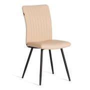 Стул обеденный Monte Carlo (2 шт. в упаковке) TREND, экокожа , бежевая, 49х51х93 см