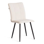 Стул обеденный Bari (2 шт. в упаковке) LT, велюр, молочный/черный, 4, 41х55х89 см