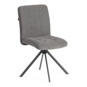 Стул обеденный Medeo поворотный механизм 360, велюр, серый, 29