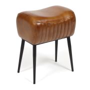 Стул Secret De Maison SPORTS ( mod. 2527) металл/кожа буйвола, 42x35x45, Античный светлый