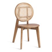 Стул FENRIR дерево вяз, 42х45х85 см, Груша (№3)