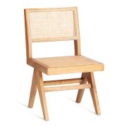 Стул LOKI дерево вяз/ротанг, 51х44х86 см, Груша (№3)