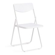 Стул складной FOLDER (mod. 3016) каркас: металл, сиденье/спинка: пластик, 48,5 х 48 х 82,5 см, white (белый)
