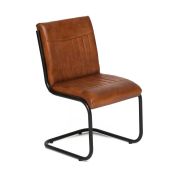 Стул Secret De Maison AVIATOR ( mod. M-2092 ) металл/кожа буйвола, 51 x 61 x 88, коричневый