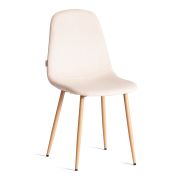 Стул BREEZE (mod. JSC-58) Велюр/металл , 44 х 53 х 86 см, Creamy (кремовый) HLR 5 / натуральный