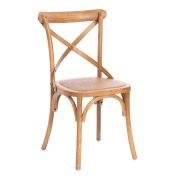 Стул CROSS (mod.CB2001) дерево вяз, 49.5*53.5*87, Груша (№3)