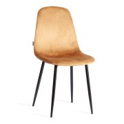 Стул BREEZE (mod. JSC-58) / 1 шт. в упаковке Велюр/металл , 44 х 53 х 86 см, brown (коричневый) HLR12 / черный