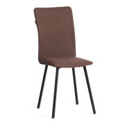 Стул обеденный La Rousse ткань рогожка, коричневый/черный, 3М7-147, 49x50x93 см