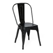 Стул LOFT CHAIR (mod. 012) / 1 шт. в упаковке металл, 45*35*85см, черный/black vintage