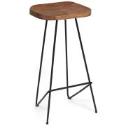 Стул барный Secret de Maison HOFF (mod. G05957) дерево акация/метaлл, 41х31х75см, натуральный