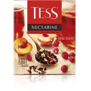 Чай TESS «Nectarine» черный с персиком и земляникой, 100 пакетиков в конвертах по 1,8 г, 1988-09