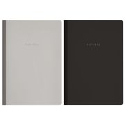 Тетрадь А4 96 л. BRAUBERG, на сшивке с корешком, клетка, обложка картон, «Minimal Classic», 405281