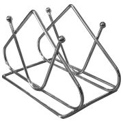 Салфетница треугольная 8,2х13х7,2 см, CLASSIC, хром, WEGLA (ВЕГЛА), 700238