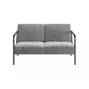 MEZA Софа двухместная 80х123х66 см - свело-серый