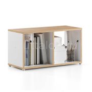 GUTTA Модуль мебельный горизонтальный 35х68х30 см, 2 секции, белый, эвок