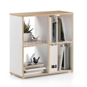 GUTTA Модуль мебельный 68х68х30 см, 4 секции, белый, эвок