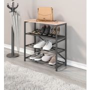 Обувница GUTTA 71х69х29 см, 4 полки