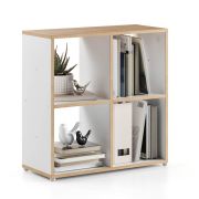 GUTTA Модуль мебельный 68х68х30 см, 4 секции, белый, эвок