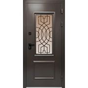 Металлическая дверь ВИНТЕР панорама ПРО Терморазрыв