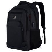 Рюкзак HEIKKI SECURE (ХЕЙКИ) универсальный, отделение для ноутбука, черный, 46x31x19 см, 273894