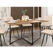 DaVita Стол-книжка Колибри 16 (03) Дуб Вотан-Черный