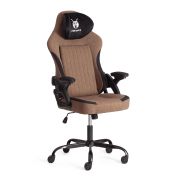 Кресло iWolf ткань, черный/коричневый, 70х70х129 см