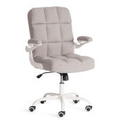 Кресло Lugano Wh ткань teddy, светло-серый