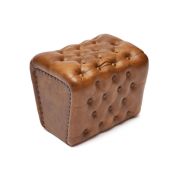 Пуф Secret De Maison CHESTER ( mod. 4311 ) кожа буйвола, 43 х 33 х 37, Античный светлый