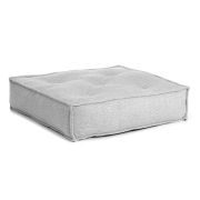 Модуль мягкий Miracle велюр/букле, VT shape silver, 82x81x24 см