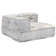 Модуль мягкий угловой Secret De Maison GARDA (mod. 10090) cotton Kilim, 80х80х43см, серо-бежевый