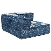 Модуль мягкий угловой Secret De Maison BASKO (mod. 10092) cotton Kilim, 80х80х43см, синий
