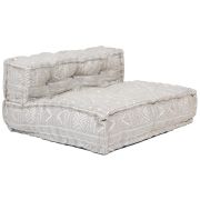 Модуль мягкий со спинкой Secret De Maison SICILIA (mod. 10097) cotton Kilim, 80х80х43см, серый