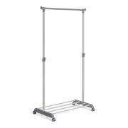 Вешалка ODENT металл, пластик, 86*44*166 см, темно-серый/светло-серый/хром