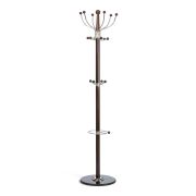 Вешалка Sakura (mod. GH-8606) дерево/хром/мрамор, Black (Черный) / Walnut (Орех), 37x37x175см