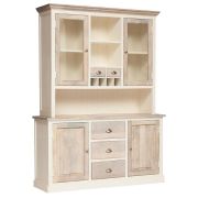 Буфет Secret De Maison RIVIERA ( mod.2223А ) дерево манго, 150х45х210см, Antique white/white wash
