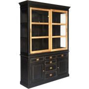 Буфет Secret de Maison BLACK LABEL (mod. WA-0021) дерево акация, манго, мдф, 166x48x230 см, черный/натуральный