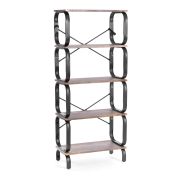 Стеллаж WS-04 60x30x140 см, burnt