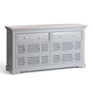 Комод Secret De Maison BRIGHTON ( mod.OD-005 ) дерево акации/дерево манго/МДФ, 160х45х85 см, Antique grey/grey wash