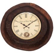 Часы Secret De Maison PLATE ( mod. FS-1371) дерево манго, 53х15х53см, античный коричневый