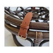 Мебельный ремешок Мамасан/Папасан натур. кожа, светло-коричневый
