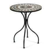 Стол Secret de Maison ROMEO (mod. PL08-7451RV) металл, 60*72см, черный /плитка «калейдоскоп»